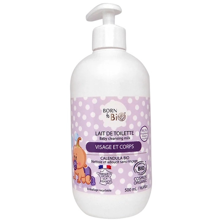 Baby Cleansing Milk 500mL - Certified organic-0